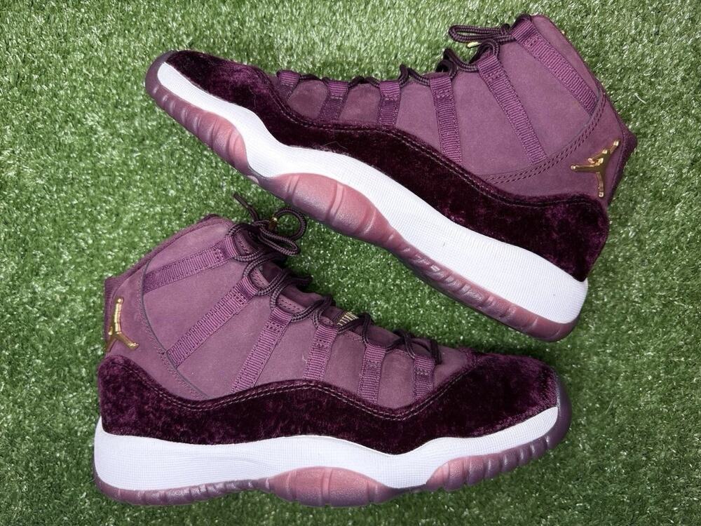 2016 Nike Air Jordan 11 XI Retro Velvet Heiress 6Y 🍷 Night Maroon